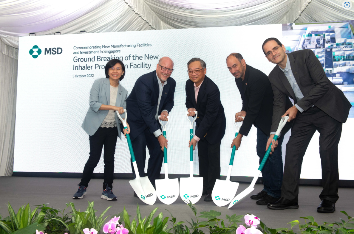 MSD Team Opening packaging facility for vaccines